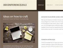 Tablet Screenshot of 3dconference2013.com